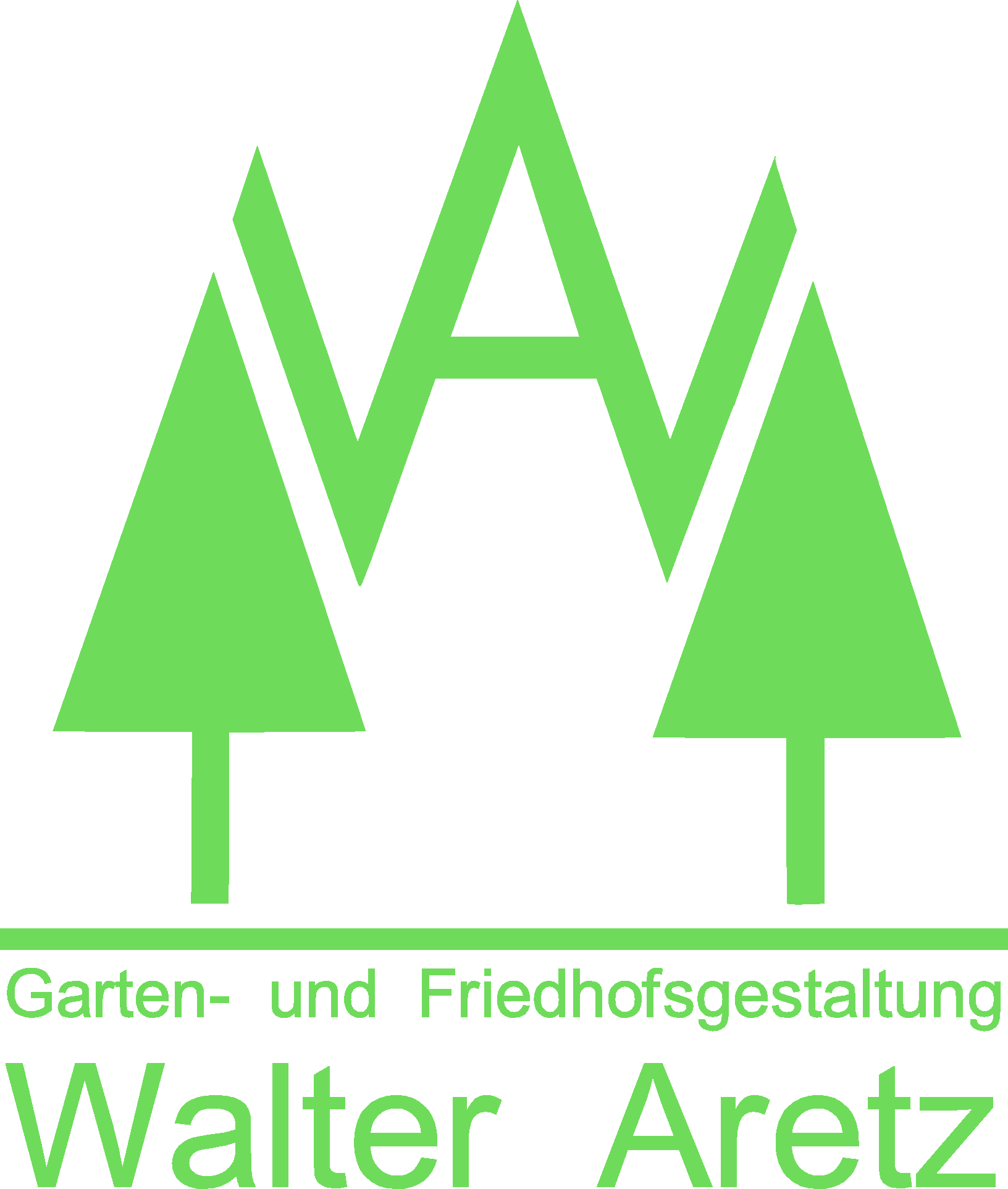 Logo Walter Aretz Garten- und Friedhofsgärtnerei Kontakt
